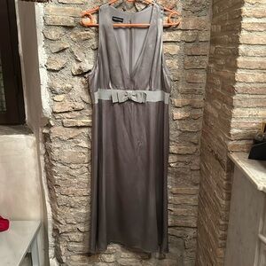Emporio Armani Grey Bow Dress